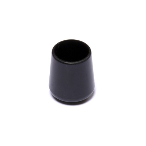 B7521-N Contera exterior redonda flexible. Negro. Ø 10 mm