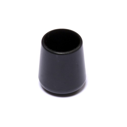 B7523-N Contera exterior redonda flexible. Negro. Ø 14 mm