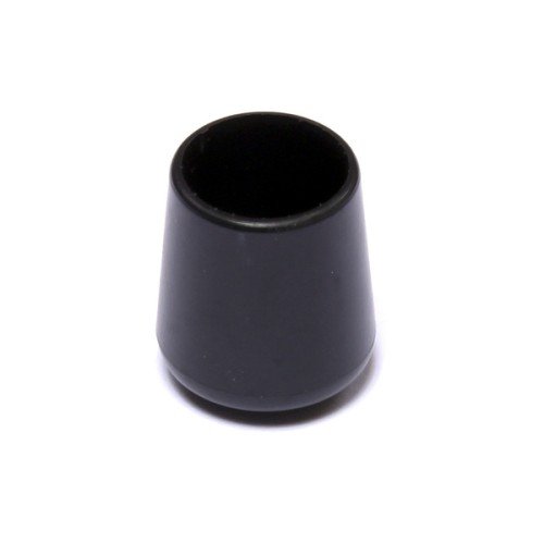B7524-N Contera exterior redonda flexible. Negro. Ø 16 mm