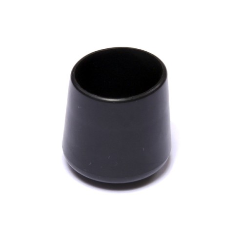 B7525-N Contera exterior redonda flexible. Negro. Ø 18 mm