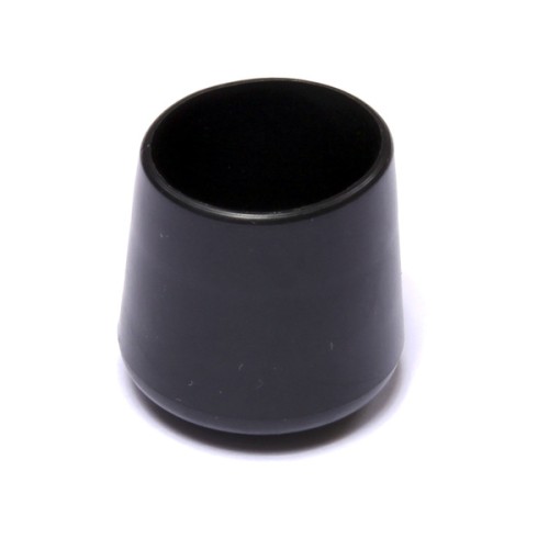 B7528-N Contera exterior redonda flexible. Negro. Ø 25 mm