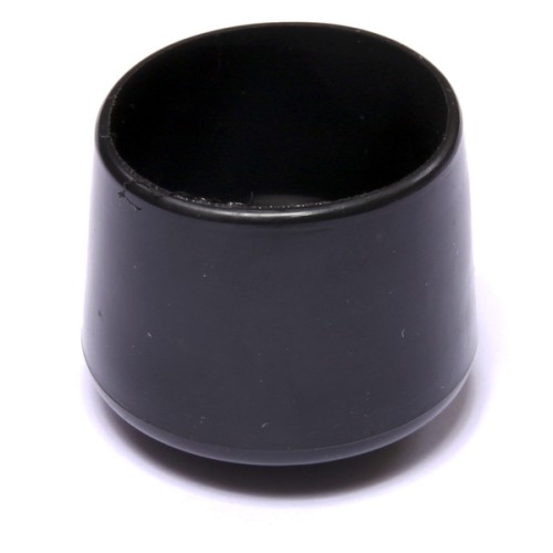 B7533-N Contera exterior redonda flexible. Negro. Ø 40 mm