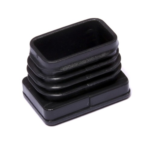 B7586-N Contera interior rectangular. Negro. 20 x 30 mm