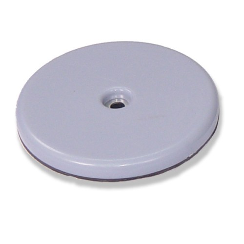 B7750-G Deslizadores para muebles adhesivo y tornillo. Gris. Ø 63 mm