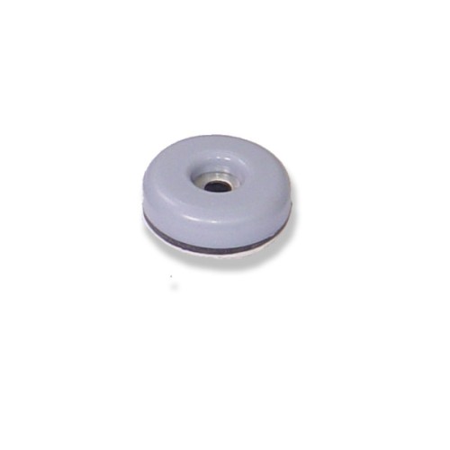 B7753-G Deslizadores para muebles adhesivo y tornillo. Gris. Ø 25 mm