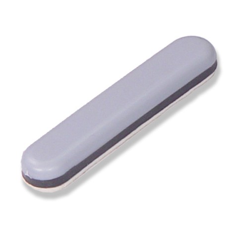 B7775-G Deslizadores para muebles adhesivo. Gris. 15 x 75 mm