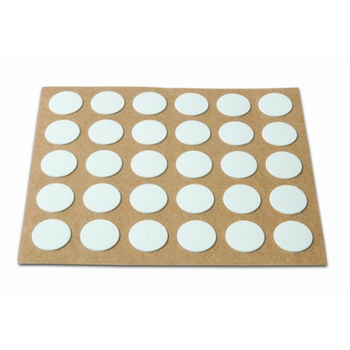 B7790-B Embellecedor Cubre-tornillos adhesivo. Blanco. Ø 13 mm