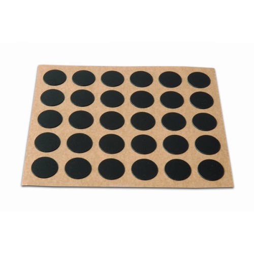 B7790-N Embellecedor Cubre-tornillos adhesivo. Negro. Ø 13 mm