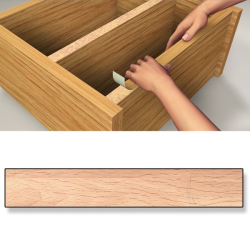 B7797-H Canto embellecedor Adhesivo. Madera Haya. 19 mm x 5 m