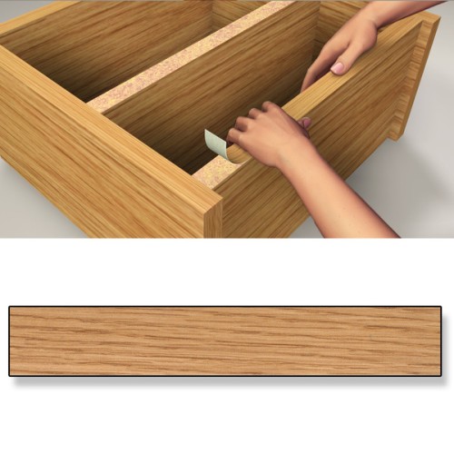 B7797-Y Canto embellecedor Adhesivo. Madera Roble. 19 mm x 5 m
