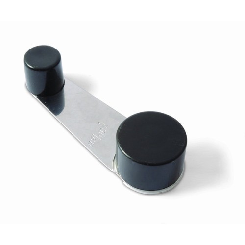 B7827-N Tope Retenedor Giratorio. Negro. 32 x 102 x 22 mm