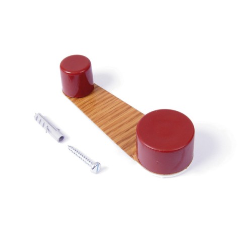 B7827-U Tope Retenedor Giratorio. Parquet marrón. 32 x 102 x 22 mm