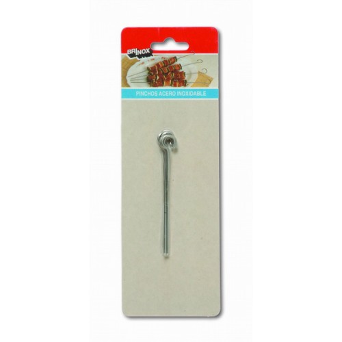 Mod. B8000-E Pincho caracoles. Acero Inoxidable. Ø 2 mm x 10 cm [Blister 6 unidades]