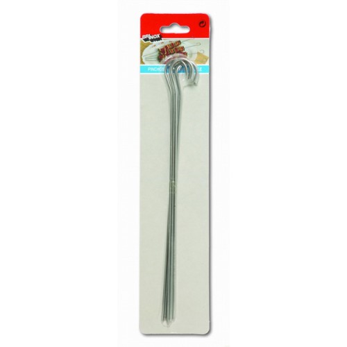Mod. B8001-E Pincho. Acero Inoxidable. Ø 2,5 mm x 27 cm [Blister 6 unidades]