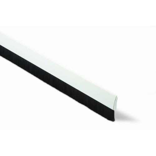 B8035-B Burlete Curvado de cepillo. Blanco. 100 cm