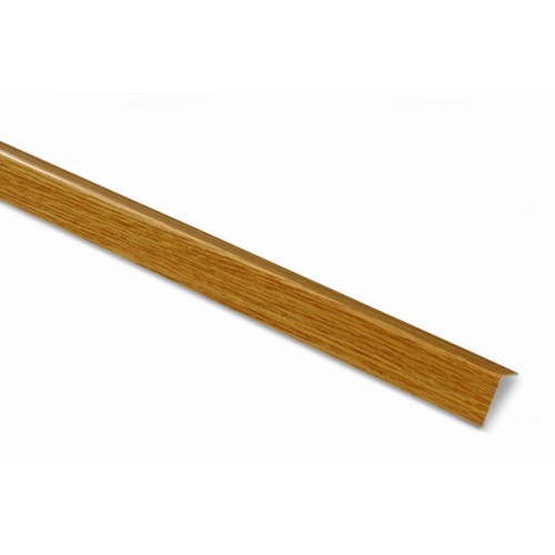 B8077 Ángulo metálico. Madera Clara. 250 cm. 20 x 20 mm