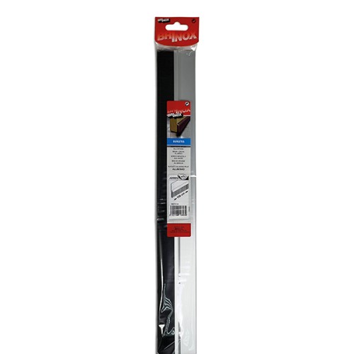 Mod. B8270-A Burlete aluminio pelo 25 mm. Aluminio. 100 cm [Blister 1 tira]