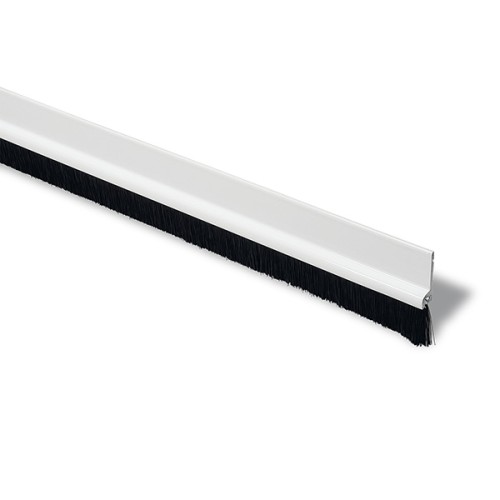 B8270-D Burlete aluminio pelo 25 mm. Blanco. 100 cm