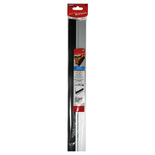 Mod. B8272-A Burlete aluminio goma 25 mm. Aluminio. 100 cm [Blister 1 tira]