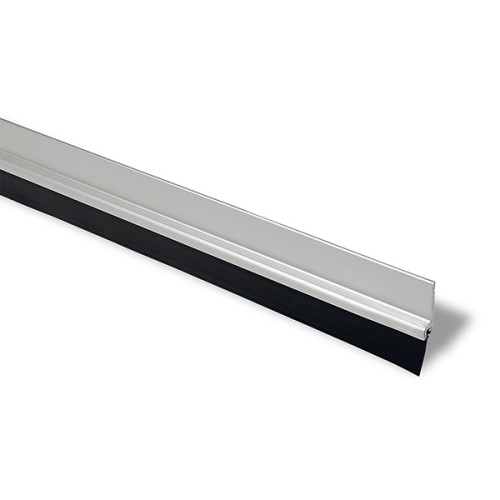 B8272-A Burlete aluminio goma 25 mm. Aluminio. 100 cm