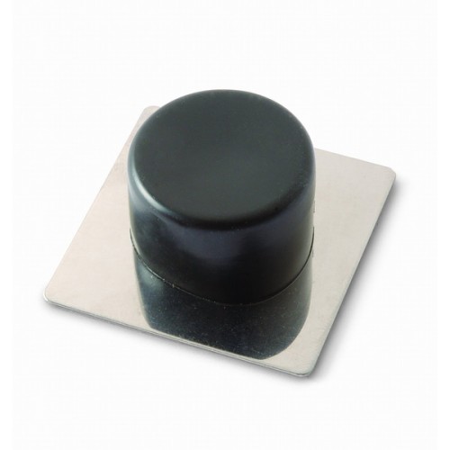 B9001-N Tope puerta adhesivo. Negro. 45 x 45 x 21 mm