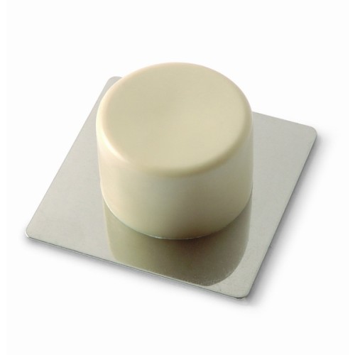 B9001-Q Tope puerta adhesivo. Beige. 45 x 45 x 21 mm