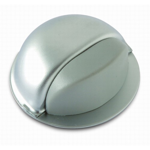 B9004-F Tope Acero para puertas adhesivo. Cromado mate. Ø 49 x 22 mm
