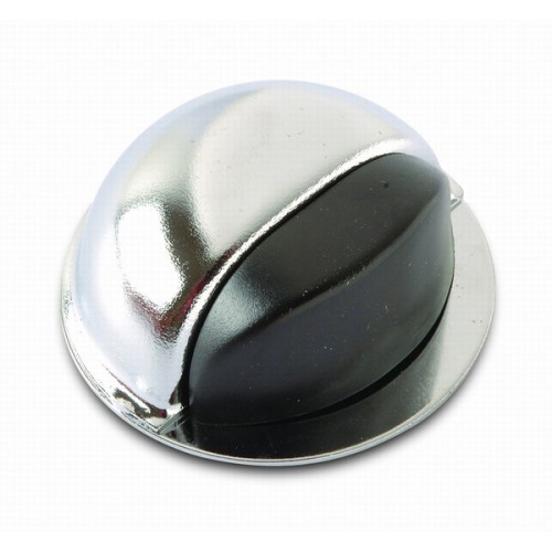 B9004-J Tope Acero para puertas adhesivo. Cromado. Ø 49 x 22 mm