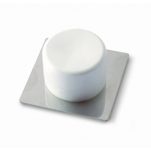 B9006-B Tope puerta Pequeño adhesivo. Blanco. 41 x 41 x 20 mm