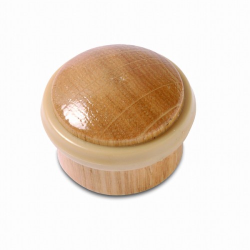 B9012-Y Tope Madera Cilíndrico con Tornillo invisible. Roble. Ø 35 x 29 mm