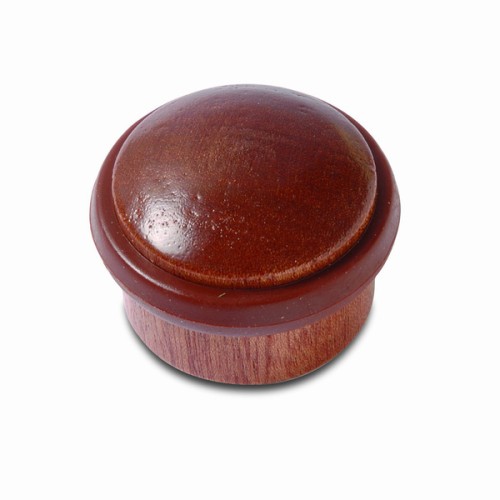 B9012-Z Tope Madera Cilíndrico con Tornillo invisible. Sapeli. Ø 35 x 29 mm