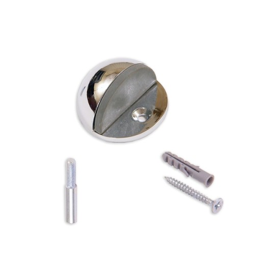 B9020-J Tope puerta con Pivote y tornillo. Cromado. Ø 44 x 25 mm