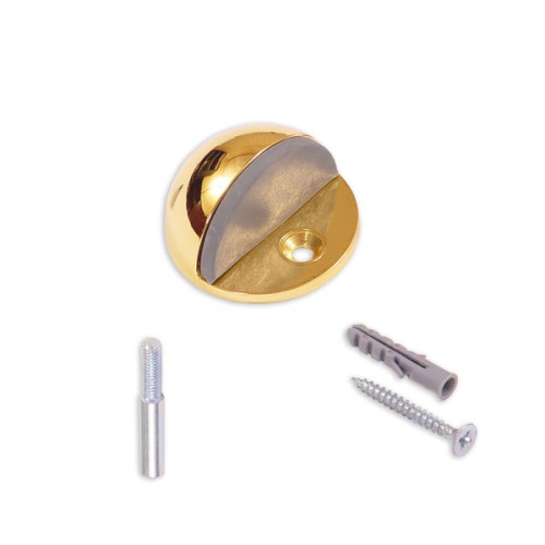 B9020-K Tope puerta con Pivote y tornillo. Oro. Ø 44 x 25 mm