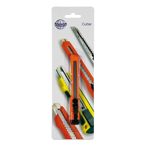 Mod. C50067 Cutter. Naranja. 13 cm [Blister 1 unidad]