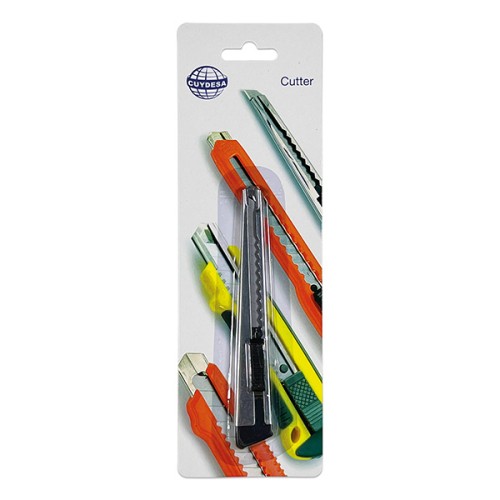 Mod. C50068 Cutter. Acero Inoxidable. 14 cm [Blister 1 unidad]