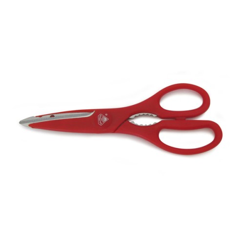 C50506 Tijera Cocina Inox y ABS. Rojo. 8½” - 22 cm