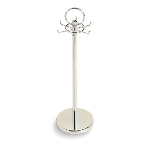 C50650 Soporte Utensilios cocina 6 ganchos. Acero Inoxidable. Ø 12,5 x 44 cm