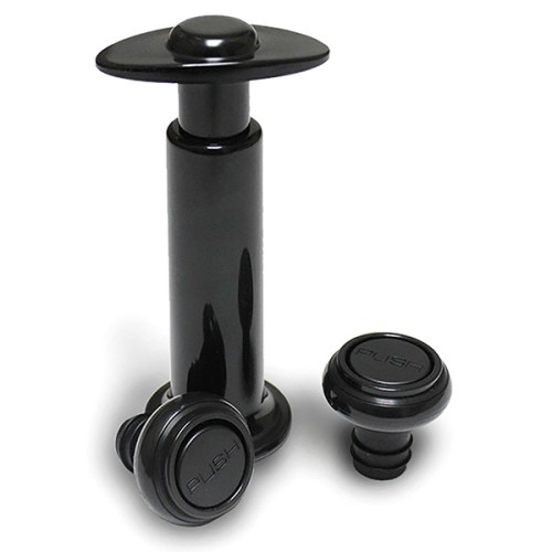 C50713 Tapón Vino. Juego 2 tapones con bomba de vacío
