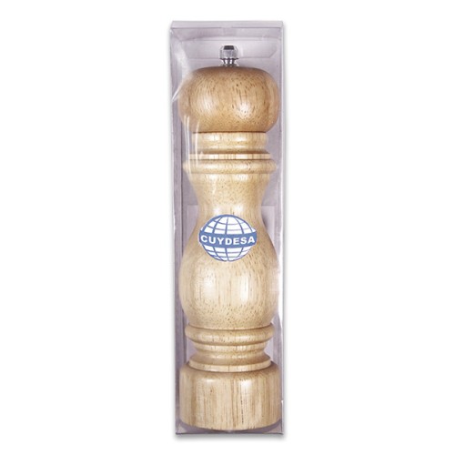 Mod. C51007 Molinillo pimienta madera. Mecanismo cerámico. 8"- 20 cm [Caja]