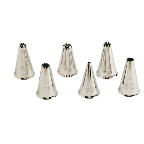 C51150 Cornets antideslizantes. Juego 6 piezas. Acero Inoxidable