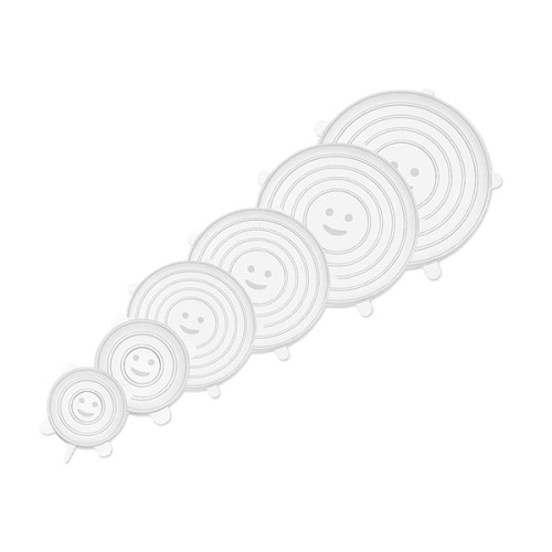 C52041 Tapas elásticas silicona redondas