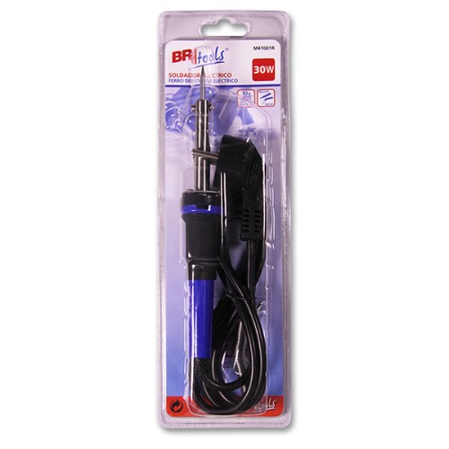 Mod. M41001R Soldador electrico. Negro. 30 W [Blister 1 unidad]