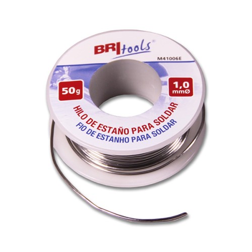 M41006E Estaño para soldadura. Cromado. Ø 1 mm