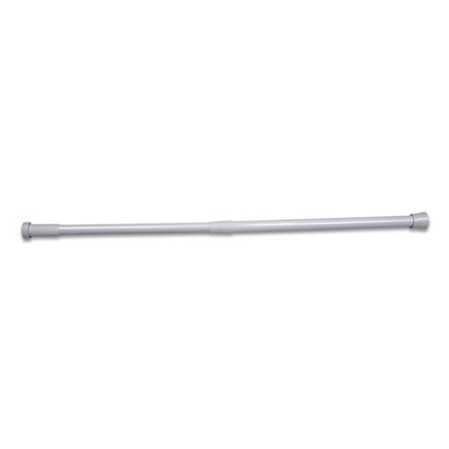 M52001B Barra Cortina Baño. Blanco. 70 - 120 cm
