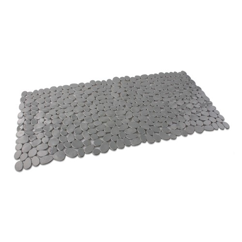 M54023G Alfombra Antideslizante Piedras. Gris. 40 x 88 cm