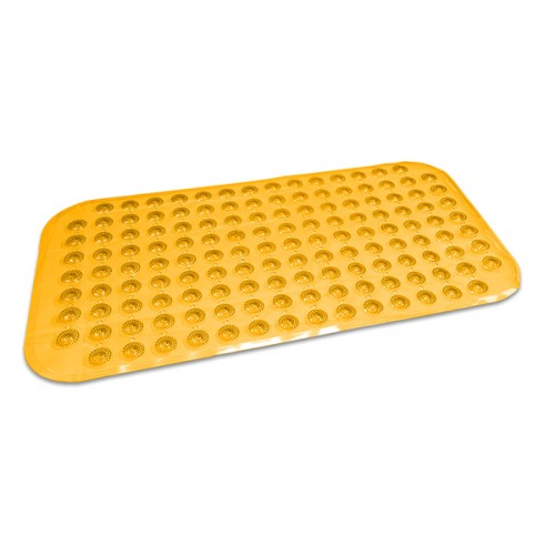 M54026A Alfombra Antideslizante Burbuja. Amarillo. 72 x 38 cm