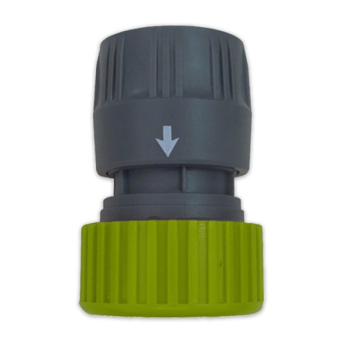 M7B002G Conector Manguera. Gris-Verde. 3/4