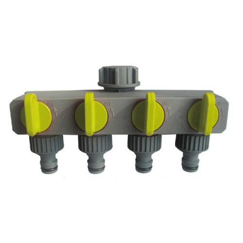 M7B026G Distribuidor manguera. Gris-Verde. 3/4"-1"