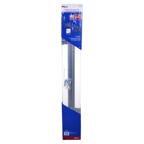 Mod. M8C002A Tendedero Extensible Pared. Aluminio. 100 cm [Paquete 1 ud]