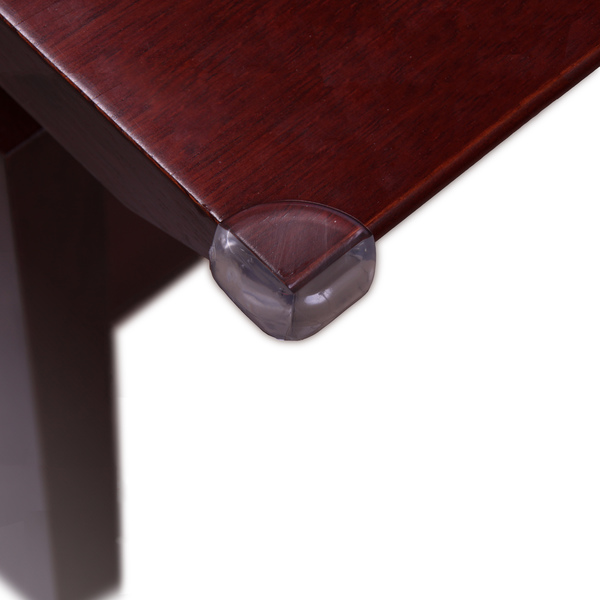 Mod. B2001-H Protege Esquinas de Silicona. Transparente. 30 x 30 x 20 mm [Blister 4 unidades]